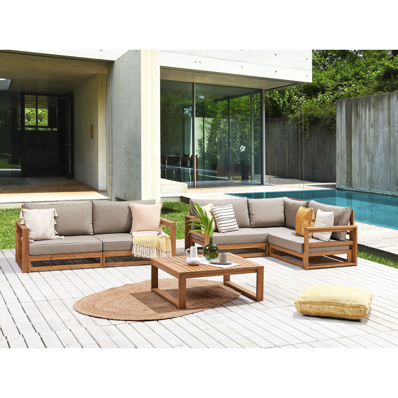 TIMOR 4 - Person Garden Lounge Set with Cushions