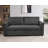 78 Inch 3 in 1 Convertible Sleeper Sofa Bed, Modern Fabric Loveseat Futon Sofa Couch w/Pullout Bed-1523504590
