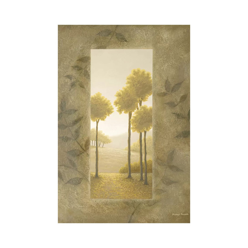 Golden Escape I by Michael Marcon - Wrapped Canvas Painting, 66.04 cm H x 45.72 cm W x 1.91 cm D