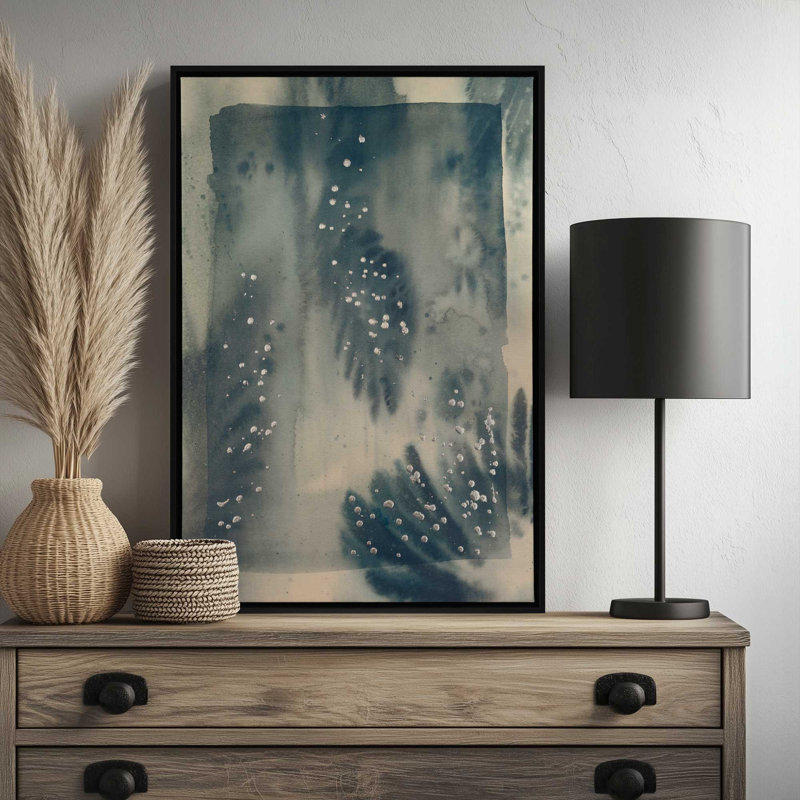 «Veiled Waves II» par Grace Popp, reproduction d'art, H 24 po x l 18 po, «Floater», reproduction encadrée sans passe-par