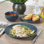Gibson Home Queenslane 12 Piece Stoneware Matte Dinnerware Set - Matte Blue-98537342