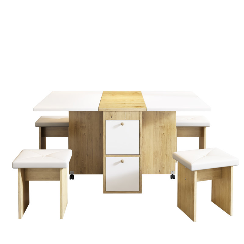 4 - Person Dining Set, White