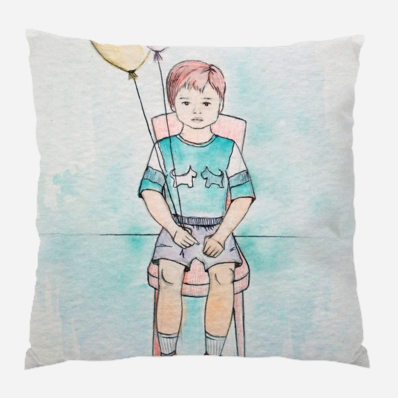 Housse et insert de coussin extérieur Mapleton Baby, Microsuède, Intérieur