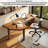 Modern Solid Wood Irregular L-shaped Desk-114297172