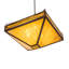 Luminaire suspendu carré 6 lumières