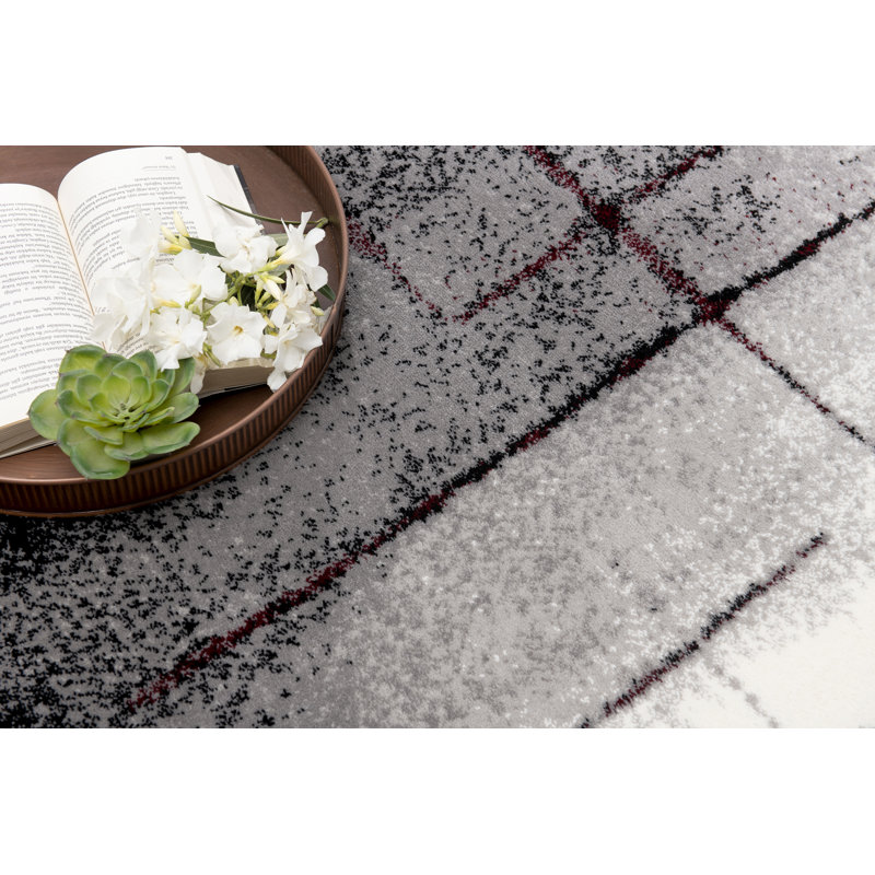 Dillup-Jones Abstract Indoor Rug, Rectangle 2'3" x 3'