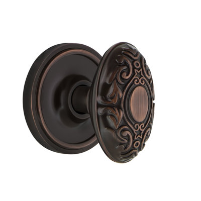 Rosette classique avec bouton de porte victorien