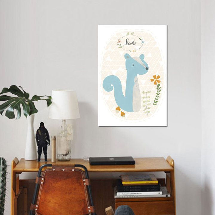 «Quirky forest IV», reproduction d'impression sur toile tendue, H 26 po x l 18 po x P 1,5 po, Toile tendue, Pas de tapis
