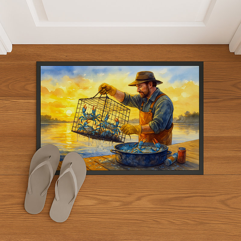 Crabbin Doormat, 24" W x 36" L
