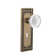Mission Plate with Decorative Keyhole and Crystal Meadows Knob