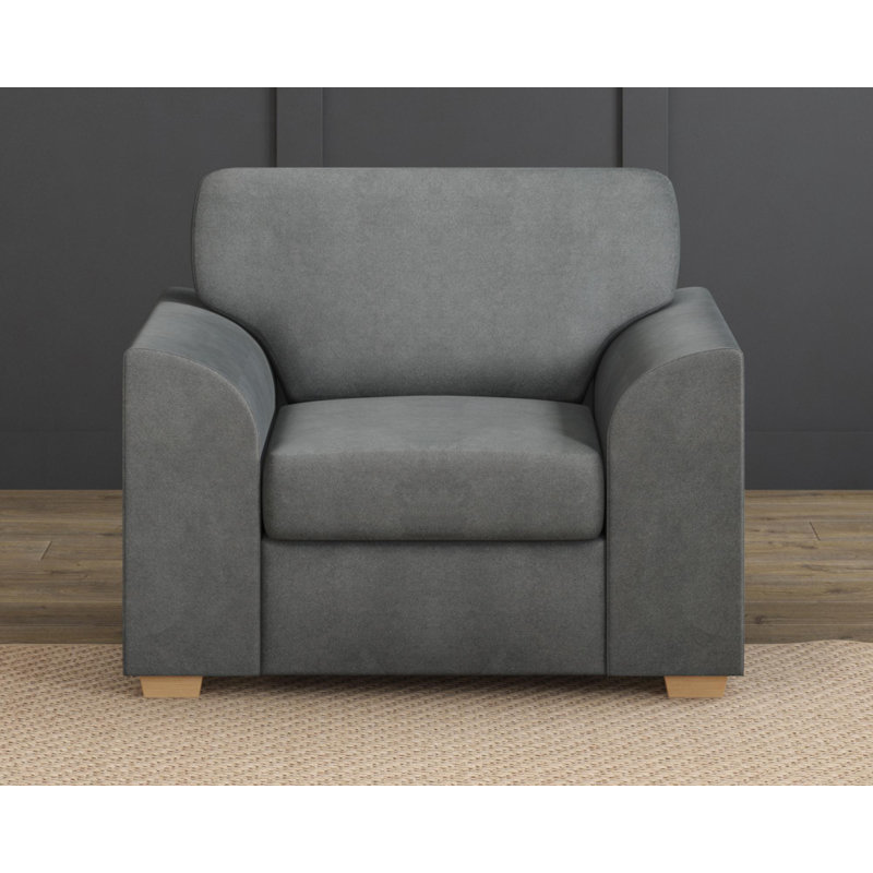 Upholstered Armchair, Steel