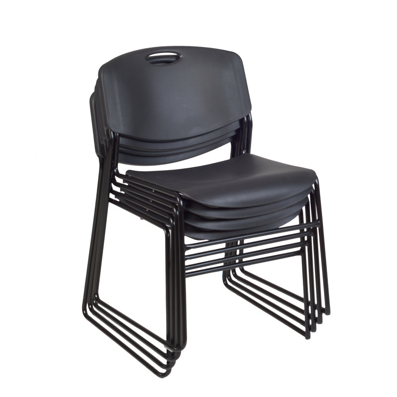 Chaise empilable Regency Zeng, Noir