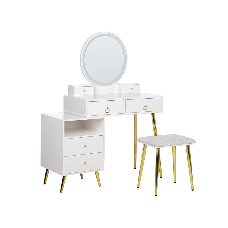 Barclee Dressing Table with Mirror