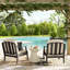 Ensemble de 2 fauteuils club Tamarin en aluminium avec coussins Sunbrella®