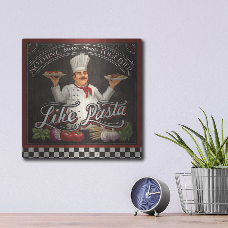 Art mural luxueux «Chefs Specials 5» par Janelle Penner, H 12 po x l 12 po