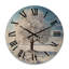 Horloge murale en bois blanc-139633028