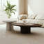Table basse ovale minimaliste de style italien