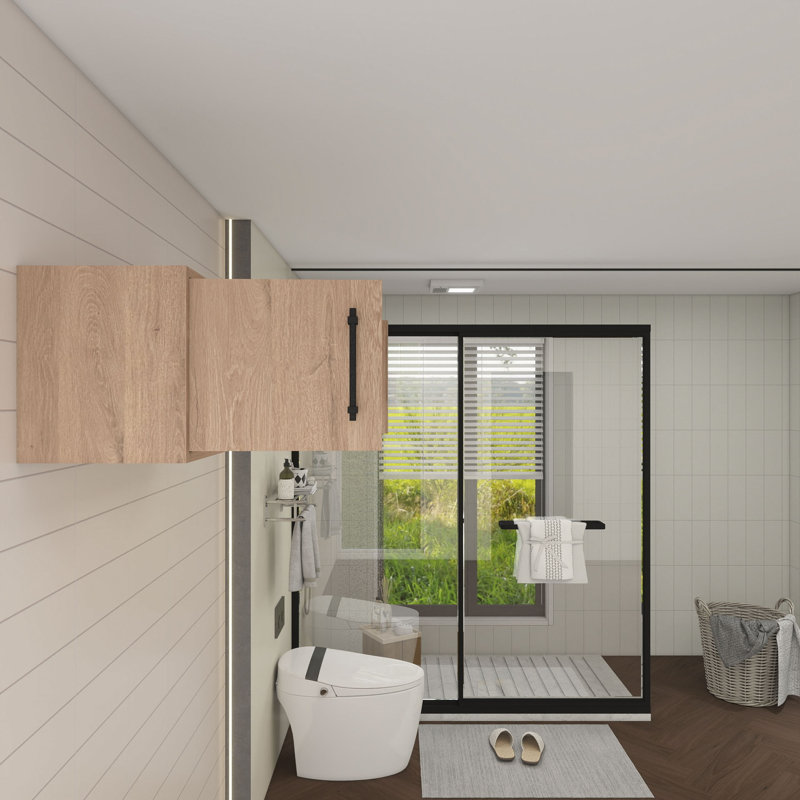 Armoire murale Victoria, H 13,8 po x l 29,8 po x P 12 po, Chêne rouge