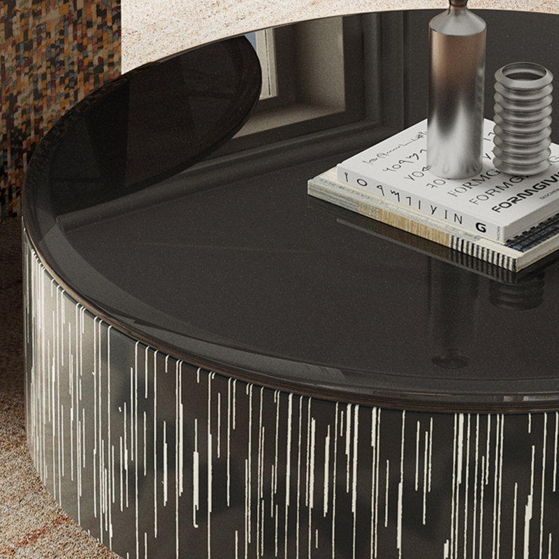 Table basse ronde de style italien