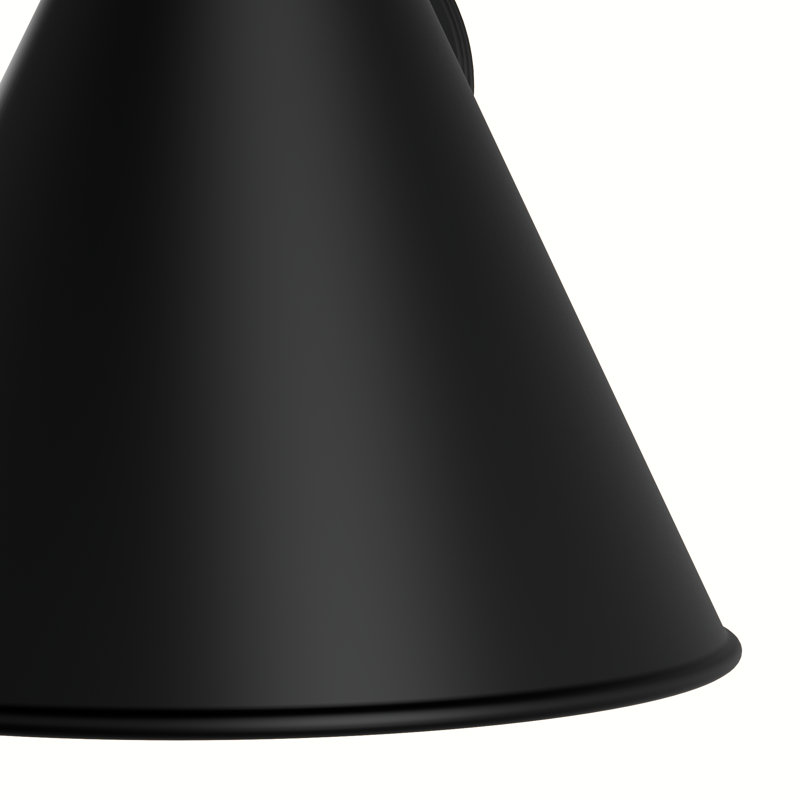 Hunter Aeronaut Rustic Modern Metal Cone Outdoor Small Wall Light