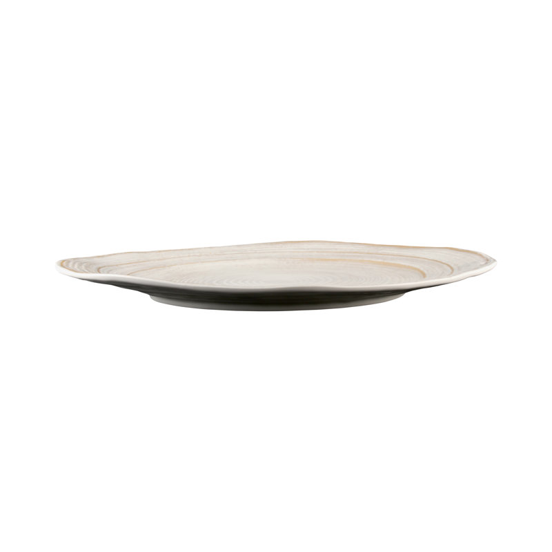 Elite Global Solutions Della Melamine Serving Dish, Off White