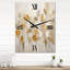 Horloge murale Beige Botanical Impressions II - Abstract Botanicals-98991050