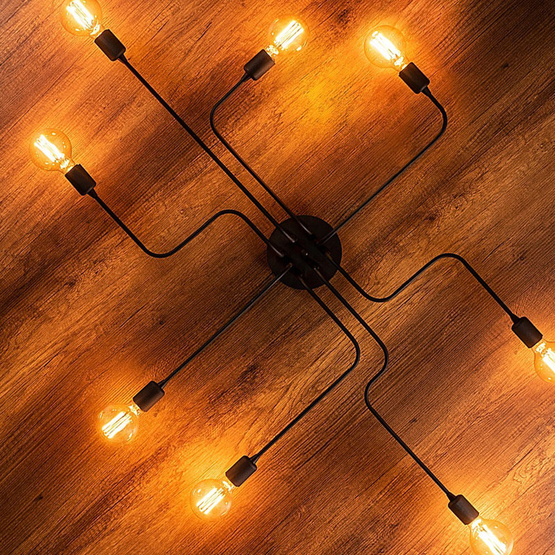 Lustre spoutnik 8 lumières unique