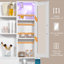 Adriel 51.8" Makeup Vanity With Lights And Mirror & Rgb Cabinets