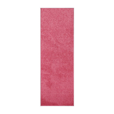 Modern Plush Pet and Kids Friendly Solid Color Pink Area Rugs, Stain & Fade Resistance, Perfect for Living Room, Dining Room, Bedroom, Playroom and Kidsroom, Event, Wedding, Chadwick Rug
