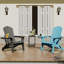 Chaise Adirondack pliante en PEHD avec porte-gobelet résistant aux intempéries-863689373