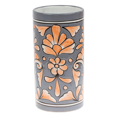 Juana Ponce Handcrafted Ceramic Table Vase -  Novica, 426417