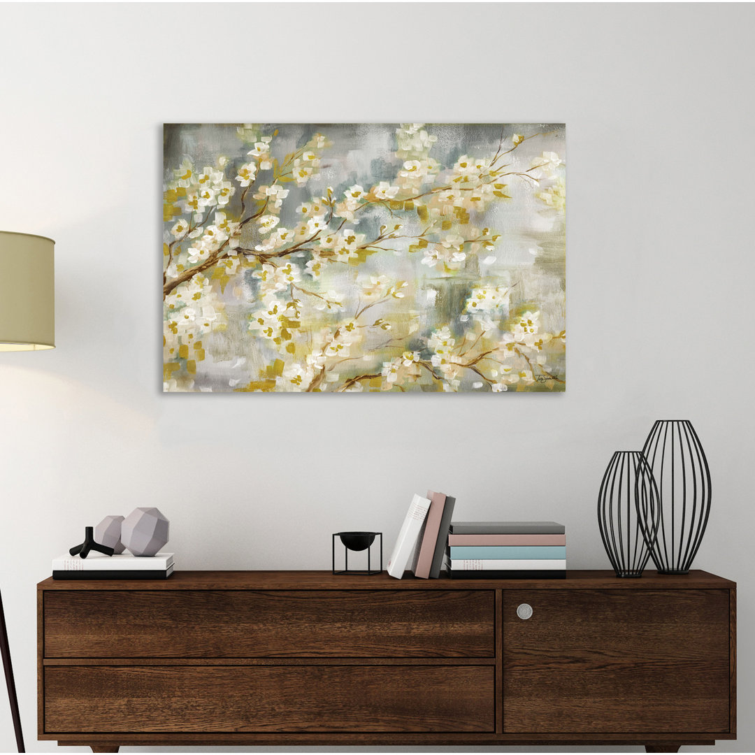 Cherry Blossoms by Tre Sorelle Studios - Wrapped Canvas Print