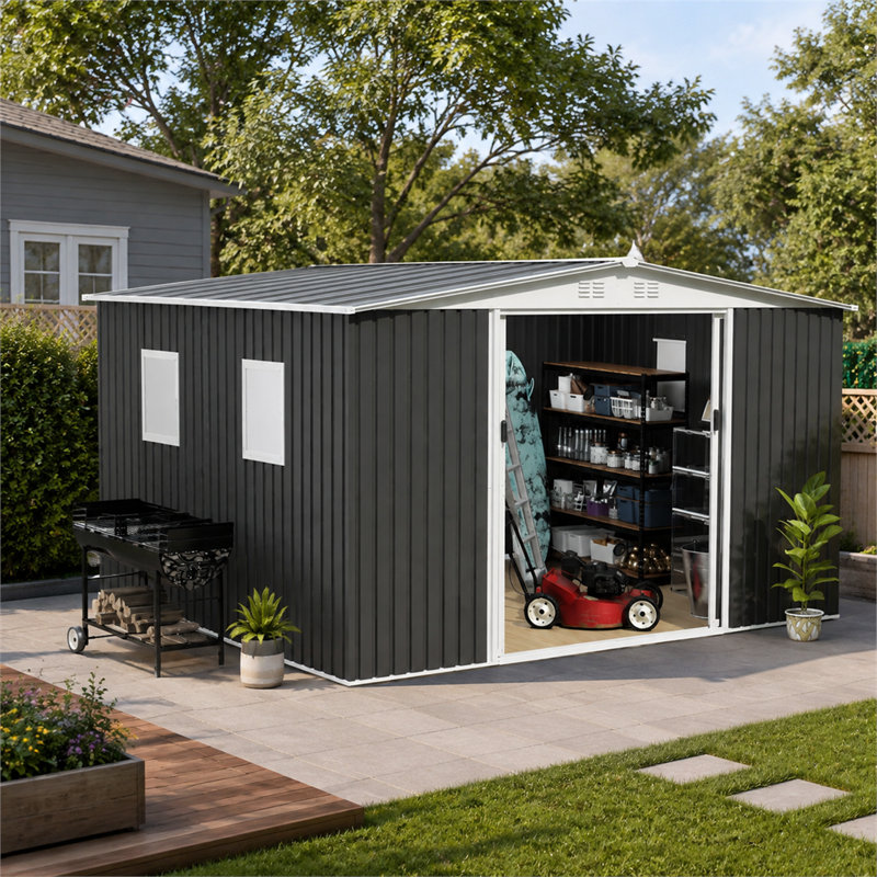 Twelve by Ten Windowed Shed
