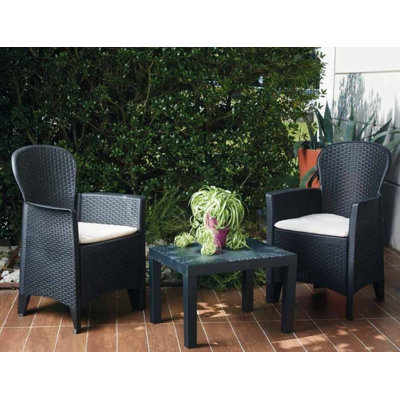 Dilana 2 Seater Rattan Conversation Set