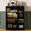 Armoire de rangement pour salle de bain H 43,5 "avec 6 portes-32026471