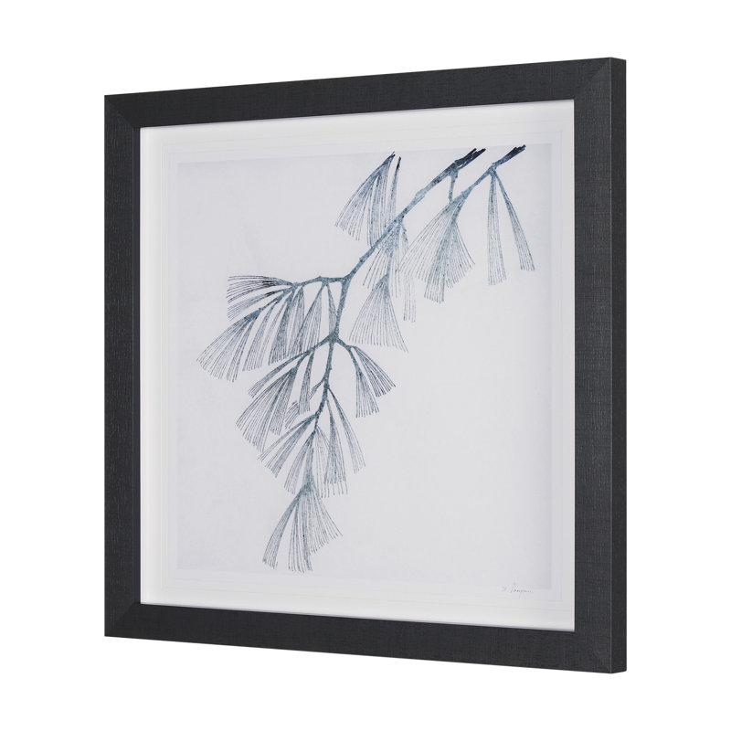 Kirkman Branches I par Studio, reproduction d'art encadrée à la main avec passe-partout, Evergreen Branches II