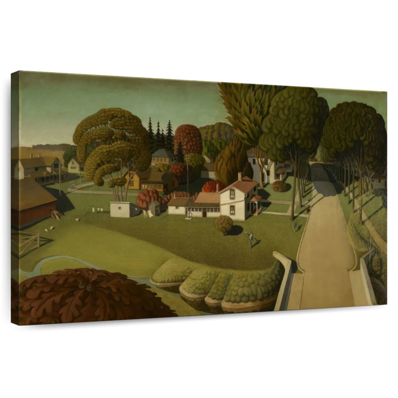 Alvord The Birthplace Of Herbert Hoover, 8" H x 12" W