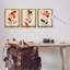 «Funky Modern Flowers» par Walker Noble, 3 pièces sur toile-454480314-454480313