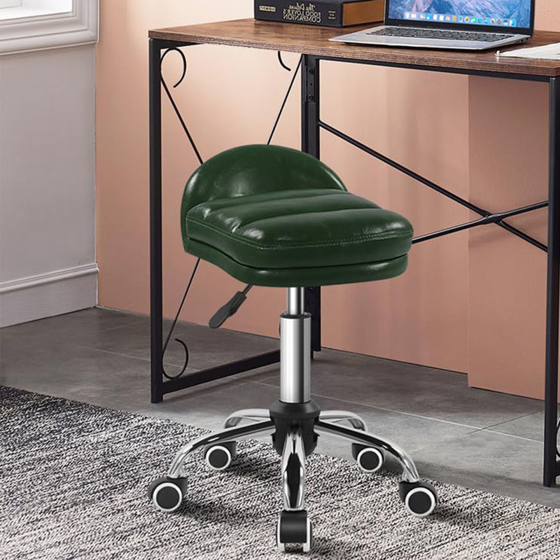 Chaise à roulettes avec roulettes, Vert