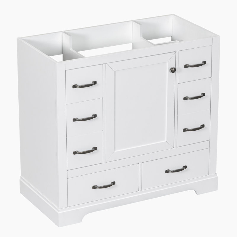35.5'' Single Bathroom Vanity Base Only in White
