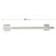 Barre d'appui moderne Coronado avec brides carrées-77313171-77313166