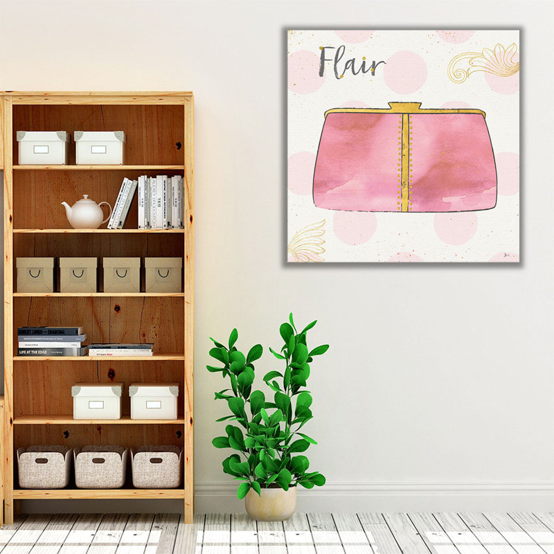 Fashion Blooms II - reproduction d'art sur toile, H 12 po x l 12 po