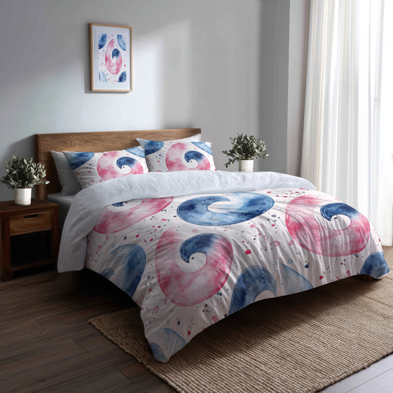 Ensemble de literie et coussins décoratifs 6 pièces Modern Bed, King Comforter + 3 Additional Pieces