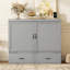Lit escamotable double avec port USB et grand tiroir