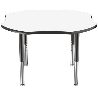 Dry-Erase Activity Table with Adjustable Legs 