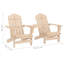 Villalobos Outdoor Adirondack Chair With Table-2055478466