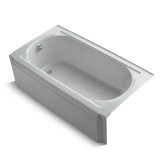 Memoirs® 60" x 32" Alcove/Tile in Soaking Cast Iron Bathtub