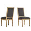 Chaise d'appoint rembourrée en lin Hildemar H 20,5 po-1045410042-1001641241
