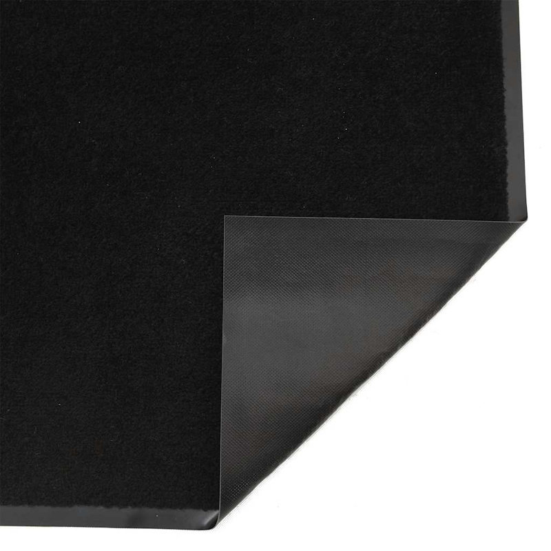Non-Slip Indoor / Outdoor Door Mat, 115cm W x 500cm L, Black
