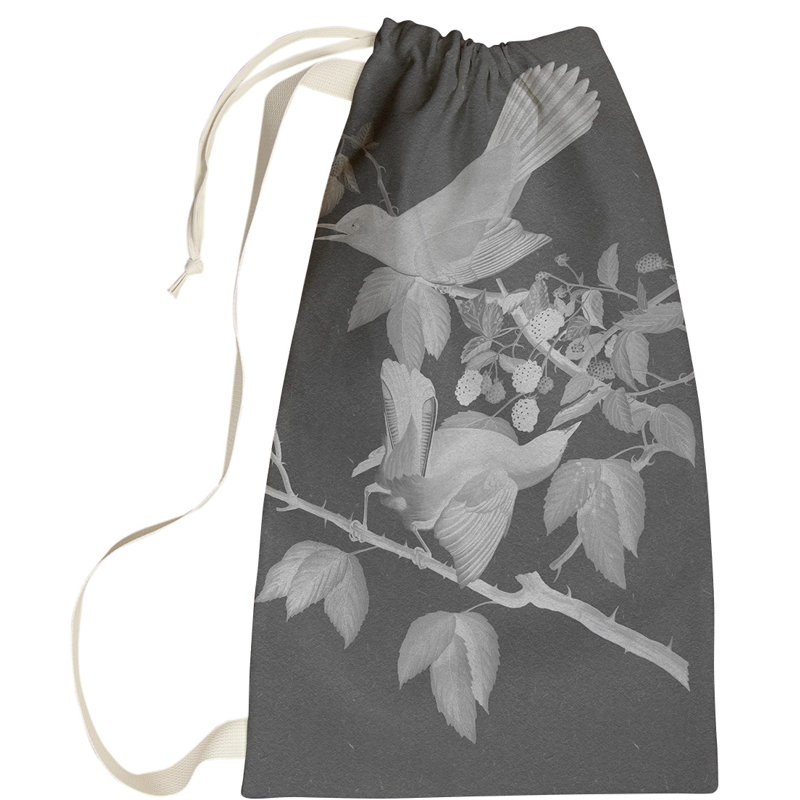 Sac à linge pour chat oiseau Maciejewski, Grand (H 76,5 po x l 29,5 po x P 1,5 po), Gris
